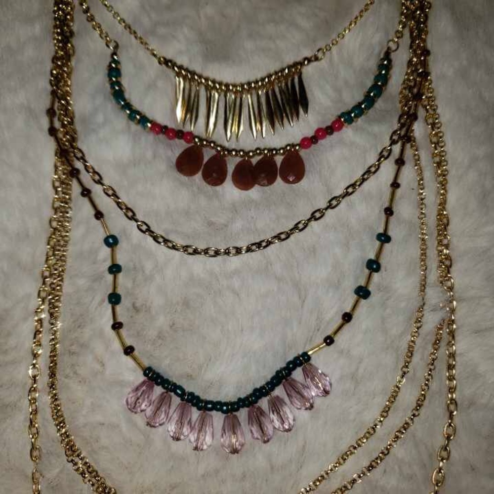 Multi Strand Necklace - Picture 2 of 2